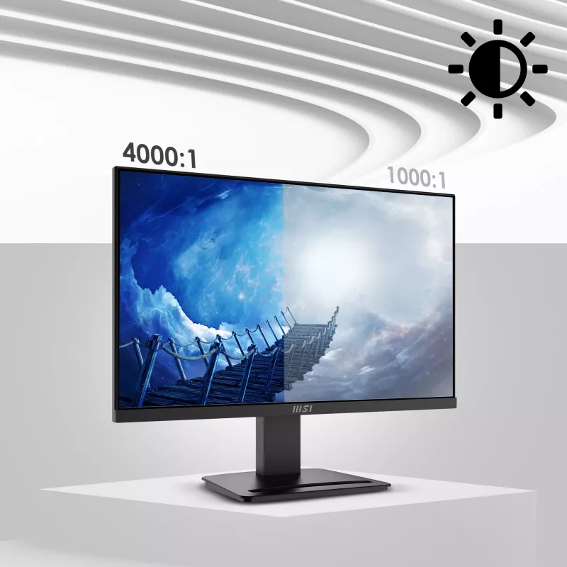 MSI Pro MP2412 monitor komputerowy 60,5 cm (23,8 cala) 1920 x 1080 pikseli Full HD LCD Czarny