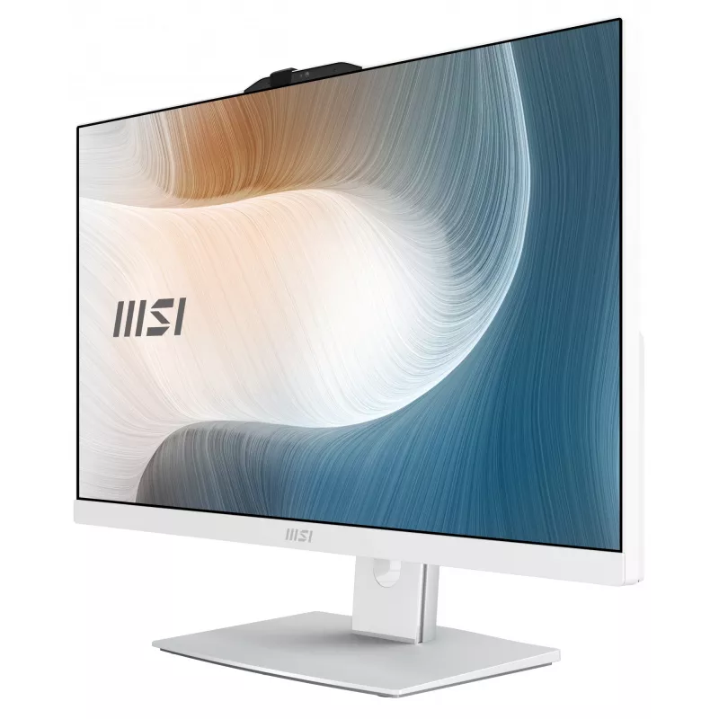 MSI Modern AM242P 1M-1224EU All-in-One PC/stacja robocza Intel Core 5 120U 60.5 cm (23.8 cala) 1920 x 1080 pikseli 8 GB DDR5-SDRAM 512 GB SSD Windows 11 Pro Wi-Fi 6E (802.11ax) Biały