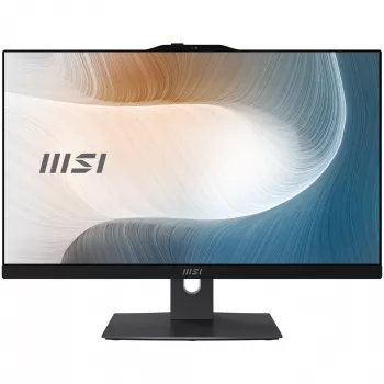 MSI Modern AM242TP 1M-1230EU Intel Core 3 100U 60,5 cm (23,8 cala) 1920 x 1080 pikseli Ekran dotykowy Komputer All-in-One 8 GB DDR5-SDRAM 256 GB SSD Windows 11 Pro Wi-Fi 6E (802.11ax) Czarny