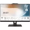 MSI Modern AM242TP 1M-1230EU Intel Core 3 100U 60,5 cm (23,8 cala) 1920 x 1080 pikseli Ekran dotykowy Komputer All-in-One 8 GB DDR5-SDRAM 256 GB SSD Windows 11 Pro Wi-Fi 6E (802.11ax) Czarny