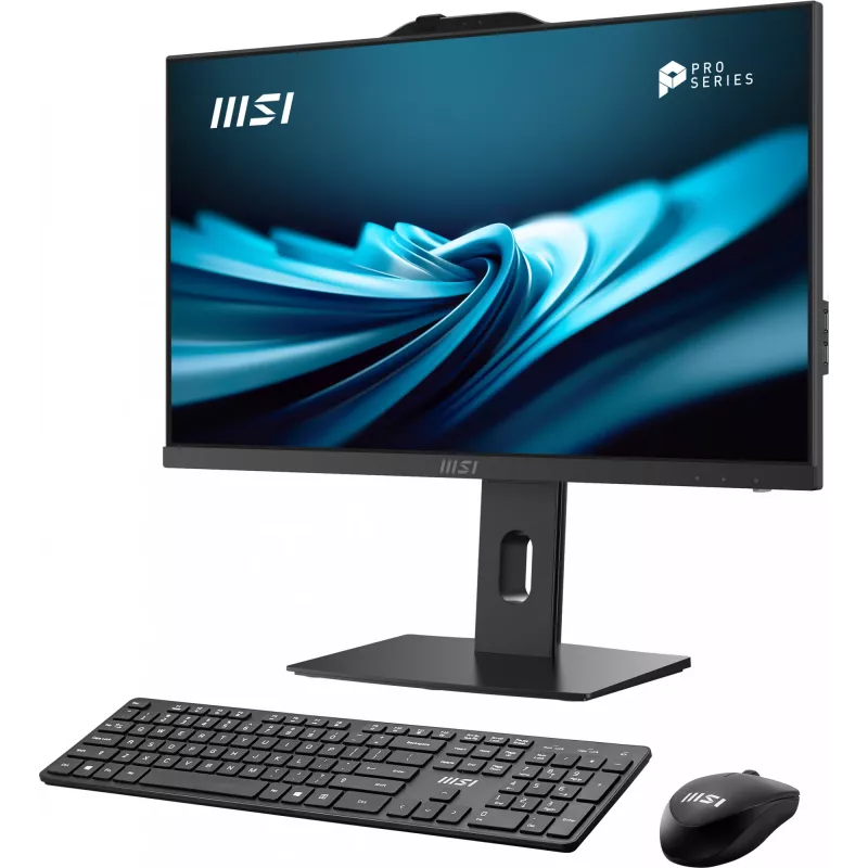 All-in-One PC MSI PRO AP241P 14M — Intel Core i7-14700 2.1GHz, ekran 23.8 cala, 16GB DDR5 5600MHz, 1TB SSD, Intel UHD, Windows 11 Pro, czarny
