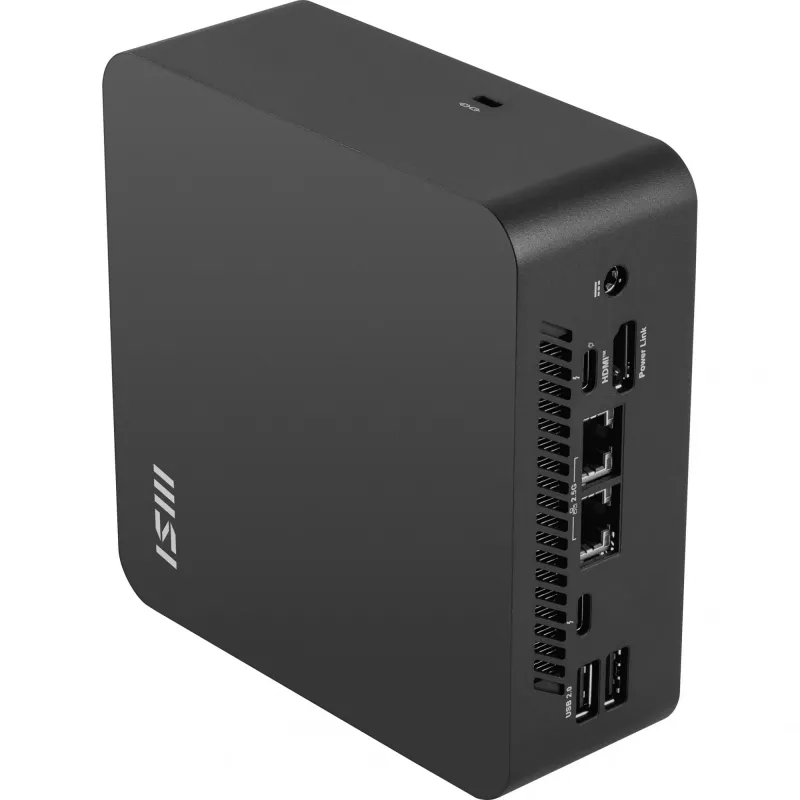 MSI Cubi NUC AI+ 2MG-002EU Copilot+ PC Intel Core Ultra 7 258V 32 GB LPDDR5x-SDRAM 1 TB SSD Windows 11 Home Mini PC Czarny