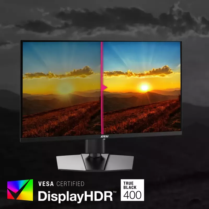 MSI MPG 271QRXDE QD-OLED monitor komputerowy 67,3 cm (26,5 cala) 2560 x 1440 pikseli Wide Quad HD Czarny