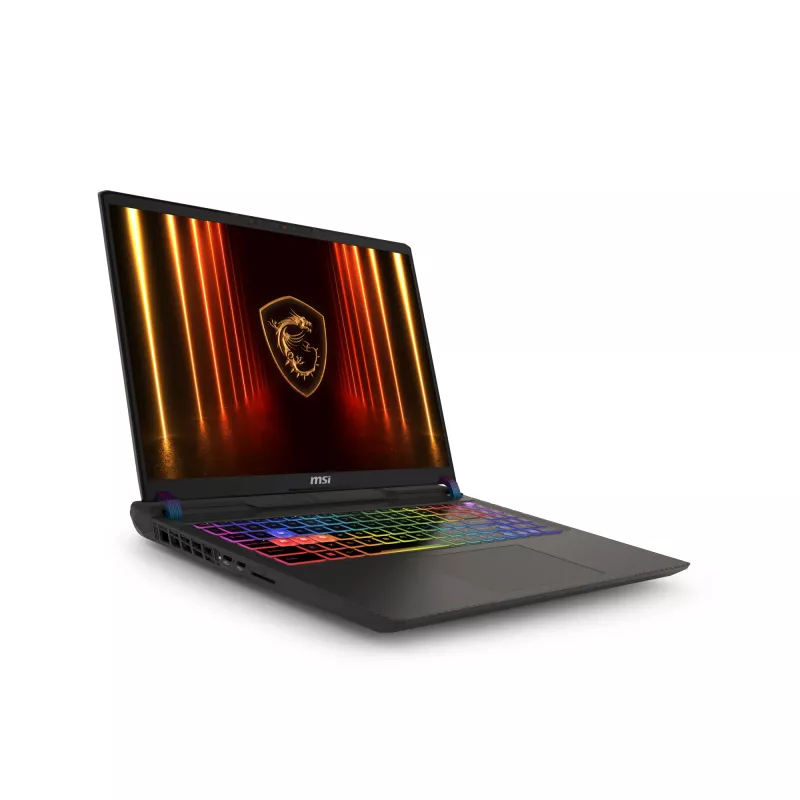 MSI Vector A16 HX A8WIG-025NL AMD Ryzen™ 9 8940HX Laptop 40,6 cm (16 cali) Quad HD+ 16 GB DDR5-SDRAM 1 TB SSD NVIDIA GeForce RTX 5080 Wi-Fi 6E (802.11ax) Windows 11 Home Szary