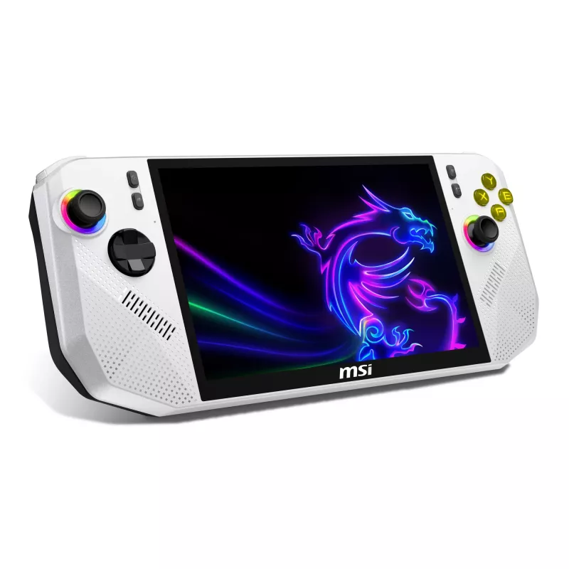 MSI Claw A8 BZ2EM-047NL przenośna konsola do gier 20,3 cm (8 cali) 1 TB ekran dotykowy Wi-Fi biała