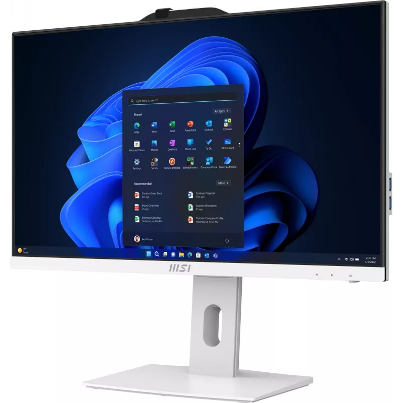Komputer All-in-One MSI PRO AP241P 14M — Intel Core i5-14400, 16 GB DDR5 5600 MHz, 512 GB SSD, Intel UHD, Windows 11 Pro
