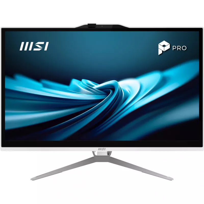 Komputer All-in-One MSI Pro AP222T 14M-623EU — 21,5 cala Full HD IPS dotykowy, Intel Pentium G7400, 8 GB RAM, 128 GB SSD, Windows 11 Pro, biały
