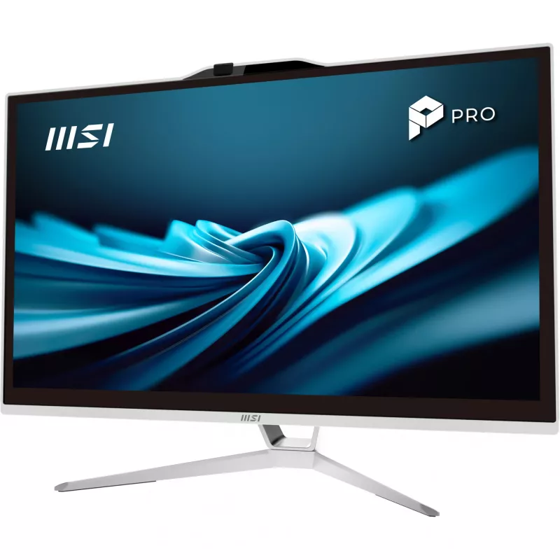 Komputer All-in-One MSI Pro AP222T 14M-623EU — 21,5 cala Full HD IPS dotykowy, Intel Pentium G7400, 8 GB RAM, 128 GB SSD, Windows 11 Pro, biały