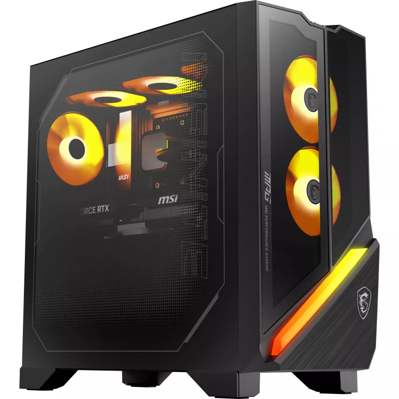 MSI MPG Infinite Z3 X3D 9NVRR7-848EU AMD Ryzen™ 7 9800X3D 32 GB DDR5-SDRAM 1 TB SSD NVIDIA GeForce RTX 5070 Ti Windows 11 Home Desktop PC Czarny