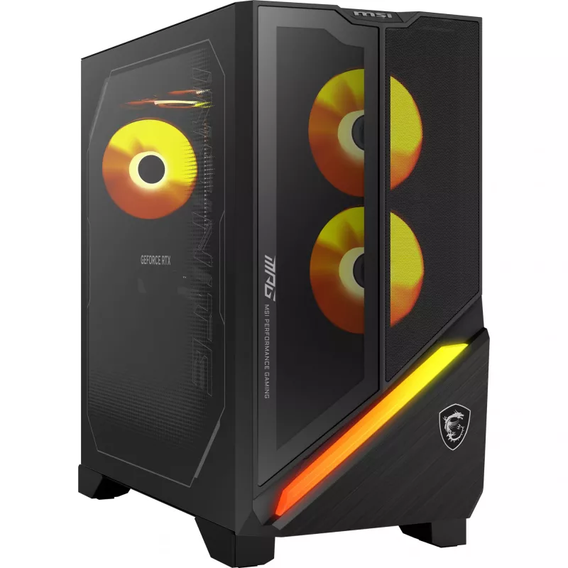 MSI MPG Infinite Z3 X3D 9NVRR7-848EU AMD Ryzen™ 7 9800X3D 32 GB DDR5-SDRAM 1 TB SSD NVIDIA GeForce RTX 5070 Ti Windows 11 Home Desktop PC Czarny