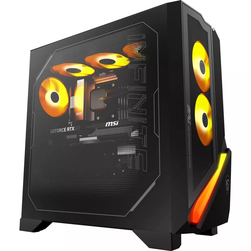 MSI MPG Infinite Z3 X3D 9NVRR7-848EU AMD Ryzen™ 7 9800X3D 32 GB DDR5-SDRAM 1 TB SSD NVIDIA GeForce RTX 5070 Ti Windows 11 Home Desktop PC Czarny