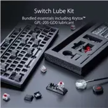 ASUS ROG Azoth klawiatura Gaming USB + RF Wireless + Bluetooth Biała