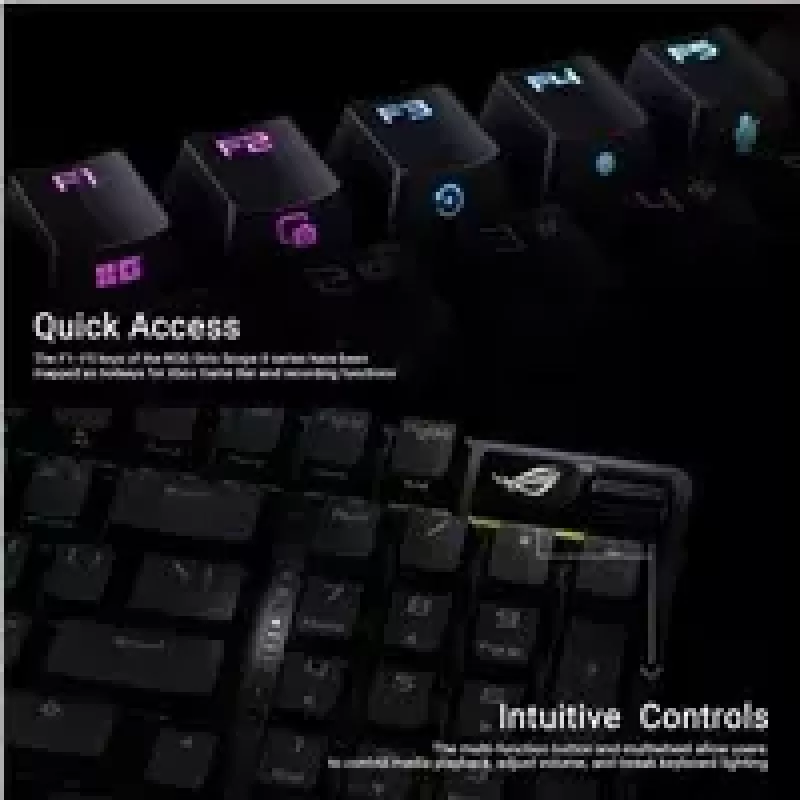 ASUS X901 SCOPE II 96 WL/WHT/NXSW/US/PBT klawiatura Gaming USB + RF Wireless + Bluetooth Biały