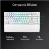 ASUS X901 SCOPE II 96 WL/WHT/NXSW/US/PBT klawiatura Gaming USB + RF Wireless + Bluetooth Biały