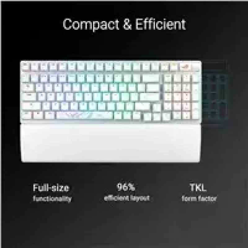 ASUS X901 SCOPE II 96 WL/WHT/NXSW/US/PBT klawiatura Gaming USB + RF Wireless + Bluetooth Biały
