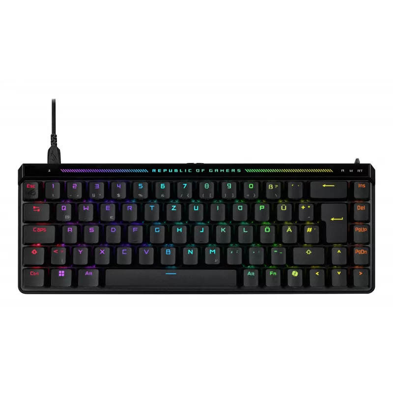 ASUS M605 ROG FALCHION ACE HFX/HFX/US/PBT klawiatura Gaming USB QWERTY US International czarna