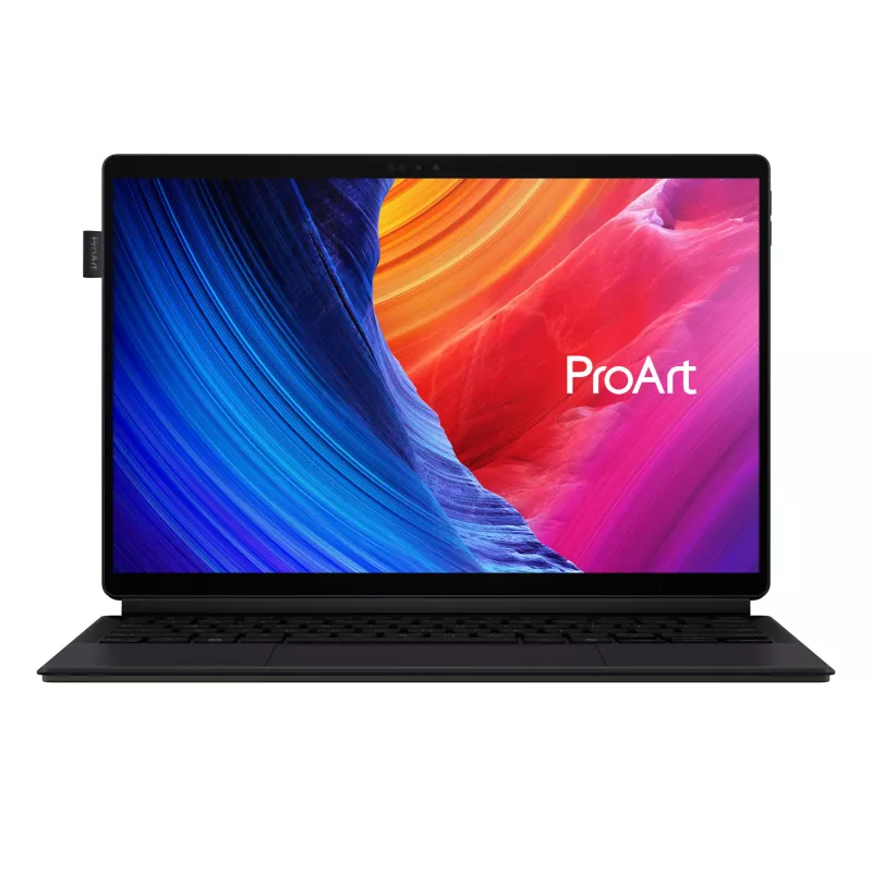 ASUS ProArt PZ13 HT5306QA-LX004W Copilot+ PC Snapdragon X1P-42-100 Hybryda (2-w-1) 33,8 cm (13,3 inch) Ekran dotykowy 3K 16 GB LPDDR5x-SDRAM 1 TB SSD Wi-Fi 7 (802.11be) Windows 11 Home Niemiecki Czarny