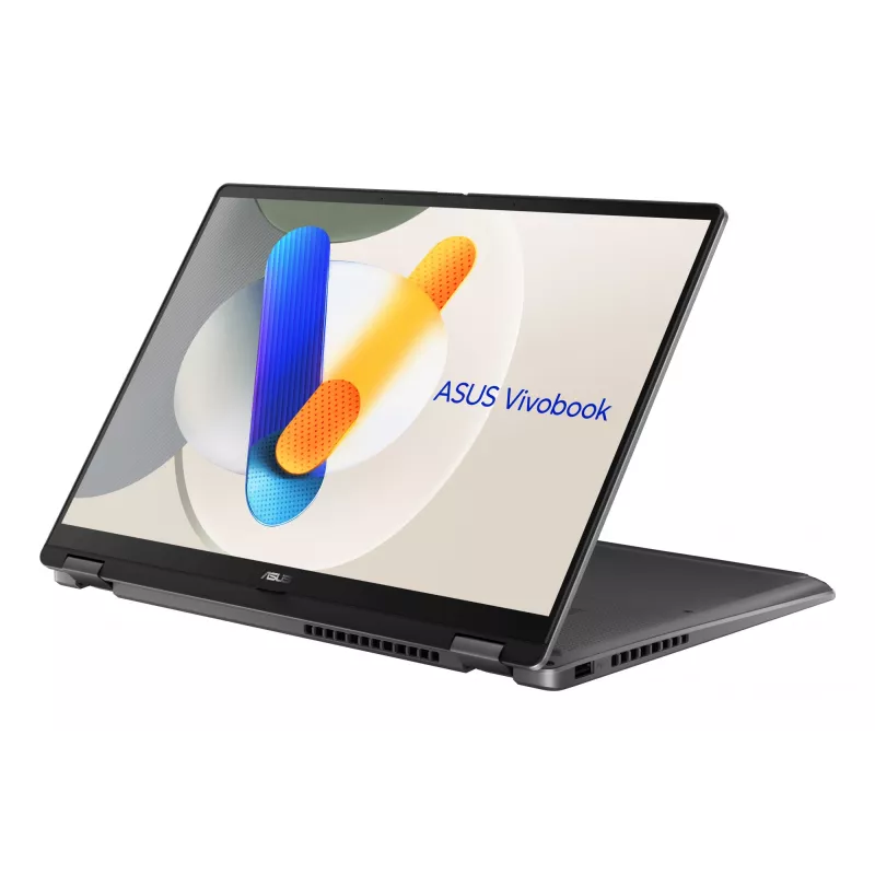 ASUS Vivobook 14 Flip TP3407SA-QL023W Copilot+ PC Intel Core Ultra 7 258V Hybrydowy (2-w-1) 35,6 cm (14 cali) ekran dotykowy WUXGA 32 GB LPDDR5x-SDRAM 1 TB SSD Wi-Fi 7 (802.11be) Windows 11 Home German szary