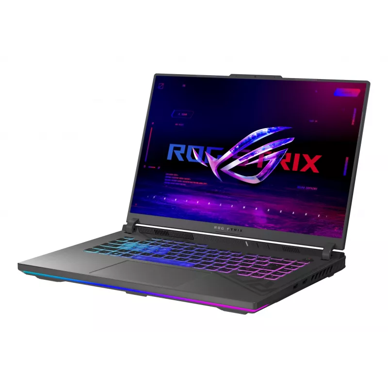 ASUS ROG Strix G16 G614PR-RV004W AMD Ryzen™ 9 8940HX Laptop 40.6 cm (16 cali) WUXGA 16 GB DDR5-SDRAM 1 TB SSD NVIDIA GeForce RTX 5070 Ti Wi-Fi 6E (802.11ax) Windows 11 Home Szary