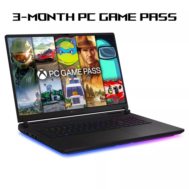 ASUS ROG Strix SCAR 18 G835LW-SA038W Intel Core Ultra 9 275HX Laptop 45,7 cm (18 cali) WQXGA 64 GB DDR5-SDRAM 2 TB SSD NVIDIA GeForce RTX 5080 Wi-Fi 7 (802.11be) Windows 11 Home Czarny