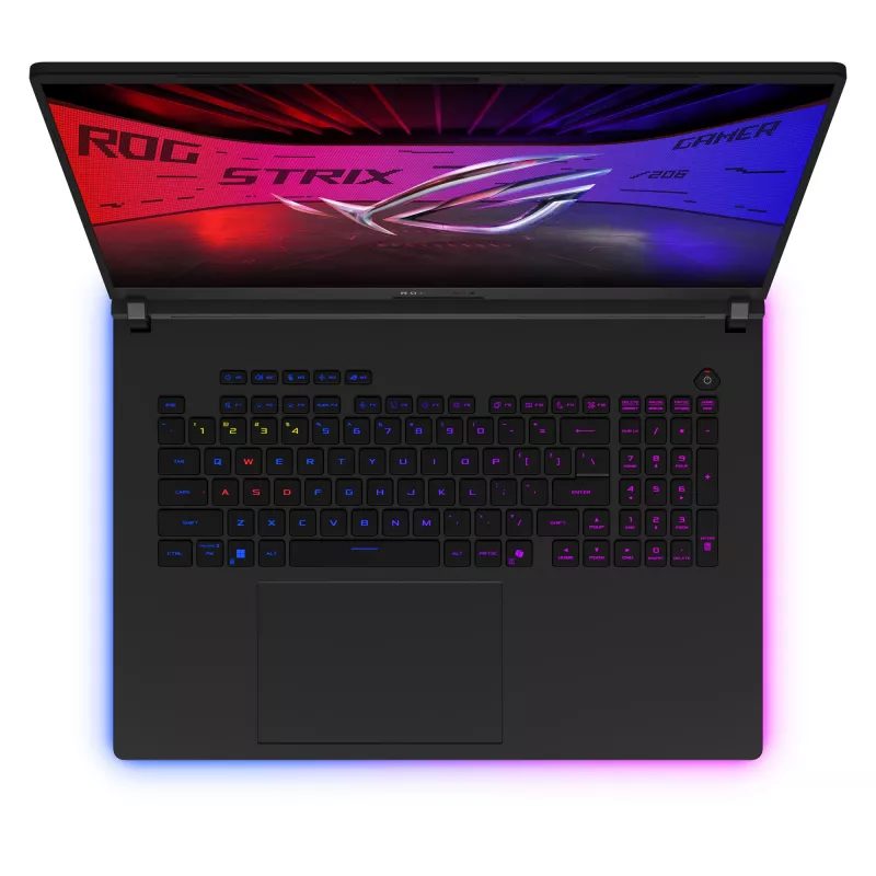 ASUS ROG Strix SCAR 18 G835LW-SA038W Intel Core Ultra 9 275HX Laptop 45,7 cm (18 cali) WQXGA 64 GB DDR5-SDRAM 2 TB SSD NVIDIA GeForce RTX 5080 Wi-Fi 7 (802.11be) Windows 11 Home Czarny
