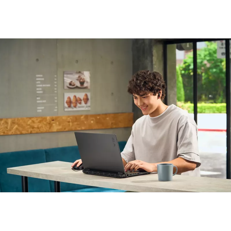 ASUS TUF Gaming F16 FX608JPR-QT014W Intel® Core™ i7 i7-14650HX Laptop 40,6 cm (16 cali) WQXGA 32 GB DDR5-SDRAM 1 TB SSD NVIDIA GeForce RTX 5070 Wi-Fi 6E (802.11ax) Windows 11 Home holenderski Czarny, Szary