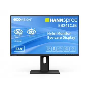 Hannspree Hybri Monitor EB241CJB monitor komputerowy 60,5 cm (23,8 cala) 1920 x 1080 pikseli Full HD LCD Czarny