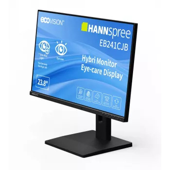Hannspree Hybri Monitor EB241CJB monitor komputerowy 60,5 cm (23,8 cala) 1920 x 1080 pikseli Full HD LCD Czarny