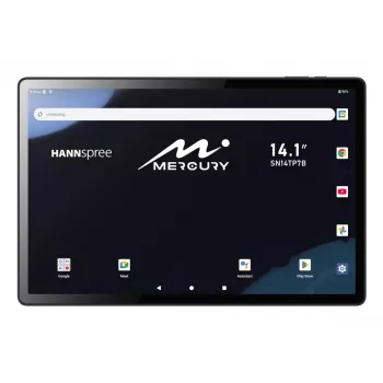 Hannspree Mercury Mediatek LTE 128 GB 35.8 cm (14.1 inch) 6 GB Wi-Fi 5 (802.11ac) Android 15 Czarny
