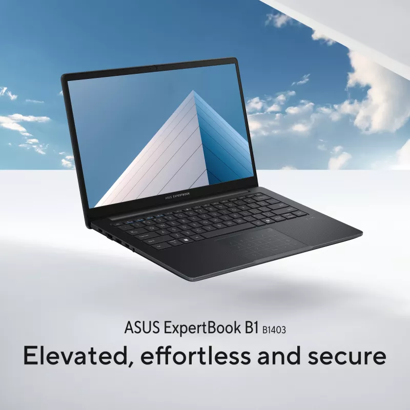 ASUS ExpertBook B1 B1403CVA-S63755X Intel® Core™ i7 i7-13620H Laptop 35.6 cm (14 inch) Full HD 32 GB DDR5-SDRAM 1 TB SSD Wi-Fi 6E (802.11ax) Windows 11 Pro US International Czarny, szary