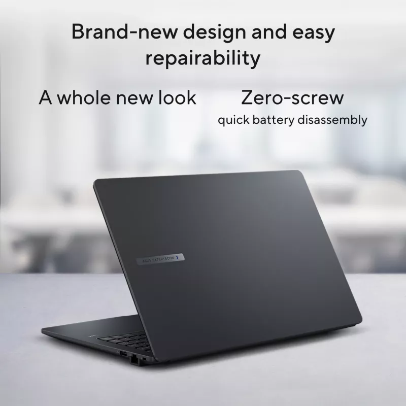 ASUS ExpertBook B1 B1503CVA-S73431X Intel® Core™ i7 i7-13620H Laptop 39,6 cm (15,6 cala) Full HD 32 GB DDR5-SDRAM 1 TB SSD Wi-Fi 6E (802.11ax) Windows 11 Pro US International Czarny, Szary