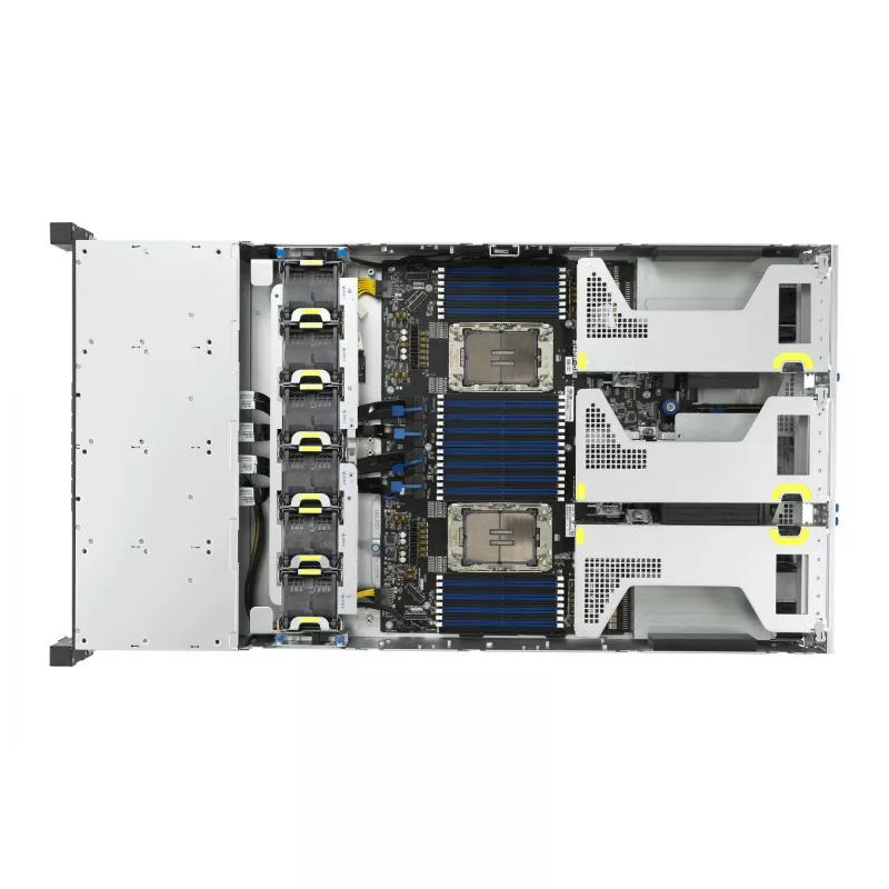 Serwer rack ASUS RS720-E12-RS8G 3,2 kW redundantny zasilacz, 8 zatok hot-swap