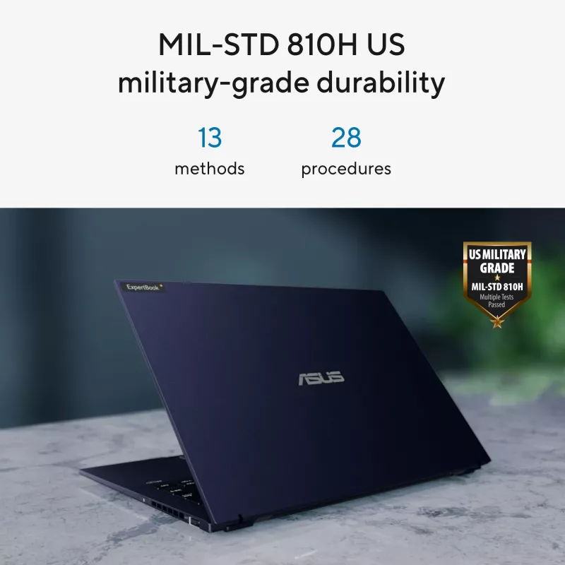 ASUS ExpertBook B9 OLED B9403CVAR-PP1678X Intel Core 7 150U Laptop 35.6 cm (14 cali) WQXGA+ 32 GB LPDDR5x-SDRAM 1 TB SSD Wi-Fi 6E (802.11ax) Windows 11 Pro francuski Czarny