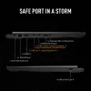 ASUS TUF Gaming A16 FA608UH-RV020W AMD Ryzen™ 7 260 Laptop 40.6 cm (16 cali) WUXGA 16 GB DDR5-SDRAM 512 GB SSD NVIDIA® GeForce RTX™ 5050 Wi-Fi 6E (802.11ax) Windows 11 Home Dutch szary