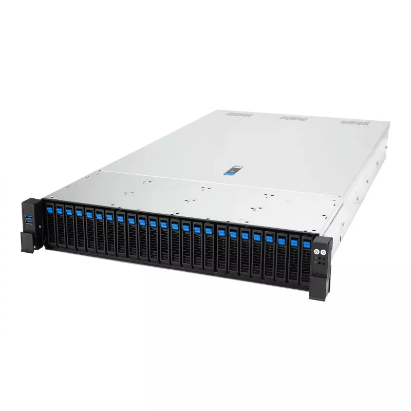 Serwer ASUS RS720-E12-RS24G 3.2KW 24N – serwer rack z zasilaczem 3.2 kW i 24 wnękami na dyski