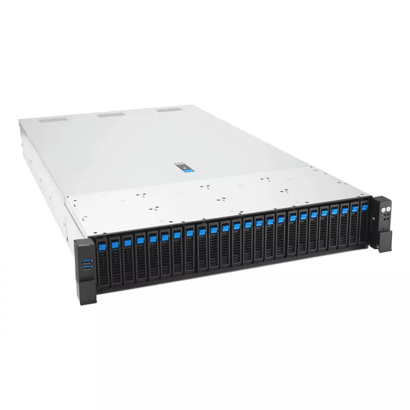 Serwer ASUS RS720-E12-RS24G 3.2KW 24N – serwer rack z zasilaczem 3.2 kW i 24 wnękami na dyski