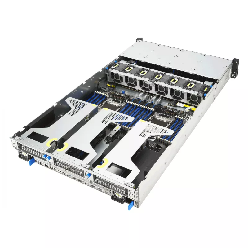 Serwer ASUS RS720-E12-RS24G 3.2KW 24N – serwer rack z zasilaczem 3.2 kW i 24 wnękami na dyski