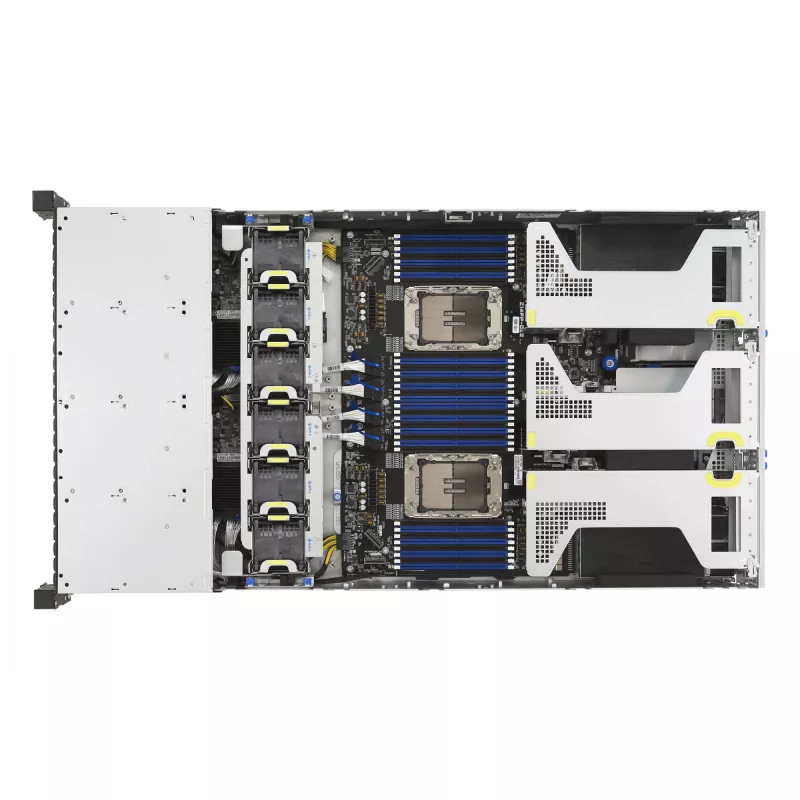Serwer ASUS RS720-E12-RS24G 3.2KW 24N – serwer rack z zasilaczem 3.2 kW i 24 wnękami na dyski