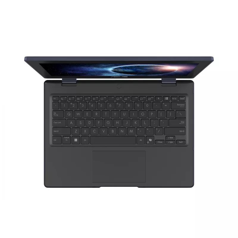 ASUS BR1104CTA-N00057XA Intel® N N150 Laptop 29,5 cm (11,6 cala) HD 8 GB LPDDR5-SDRAM 128 GB SSD Wi-Fi 6E (802.11ax) Windows 11 Pro Education US English Czarny, Szary
