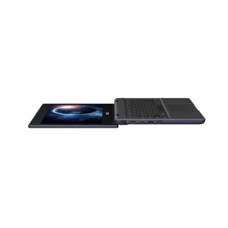 ASUS BR1104CTA-N00057XA Intel® N N150 Laptop 29,5 cm (11,6 cala) HD 8 GB LPDDR5-SDRAM 128 GB SSD Wi-Fi 6E (802.11ax) Windows 11 Pro Education US English Czarny, Szary