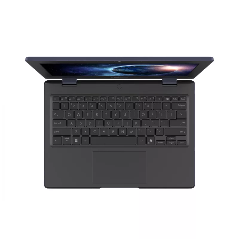 ASUS BR1104CTA-N00057XA Intel® N N150 Laptop 29,5 cm (11,6 cala) HD 8 GB LPDDR5-SDRAM 128 GB SSD Wi-Fi 6E (802.11ax) Windows 11 Pro Education US English Czarny, Szary