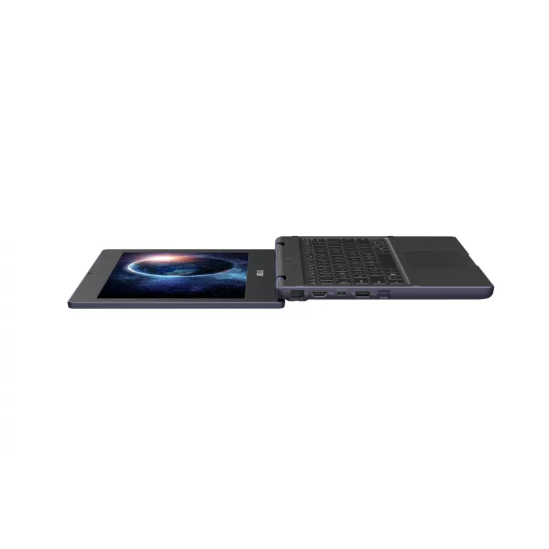ASUS BR1104CTA-N00057XA Intel® N N150 Laptop 29,5 cm (11,6 cala) HD 8 GB LPDDR5-SDRAM 128 GB SSD Wi-Fi 6E (802.11ax) Windows 11 Pro Education US English Czarny, Szary
