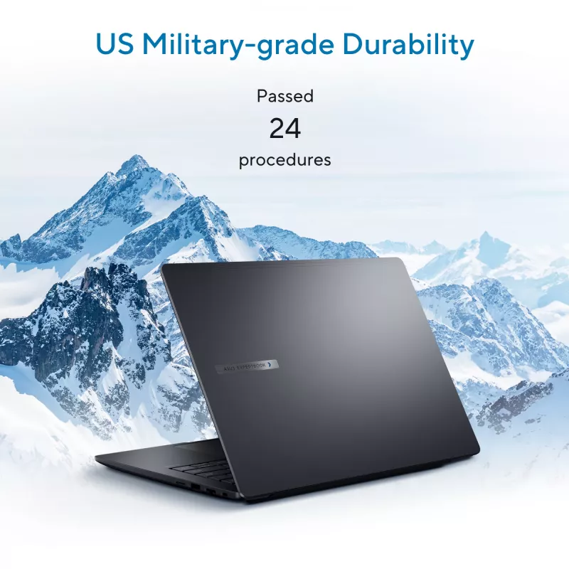 ASUS ExpertBook B5 B5405CCA-LY0021X Intel Core Ultra 7 255H Laptop 35.6 cm (14 inch) WUXGA 32 GB DDR5-SDRAM 1 TB SSD Wi-Fi 7 (802.11be) Windows 11 Pro US International Czarny