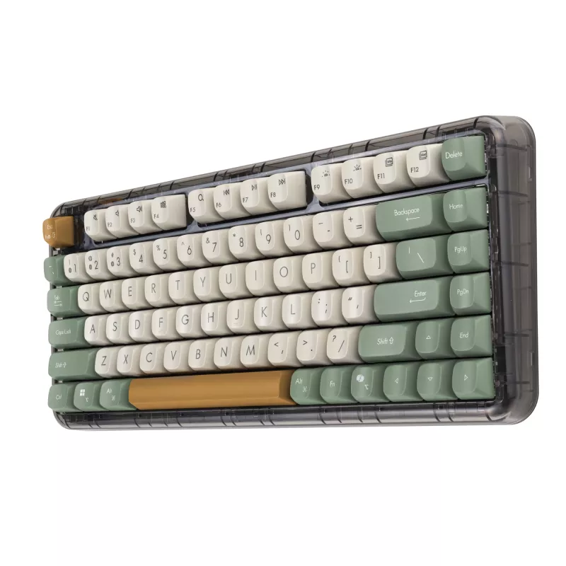 ASUS Jelly75 KD201 klawiatura mechaniczna, format 75%, łączność USB, RF Wireless i Bluetooth, wielokolorowa