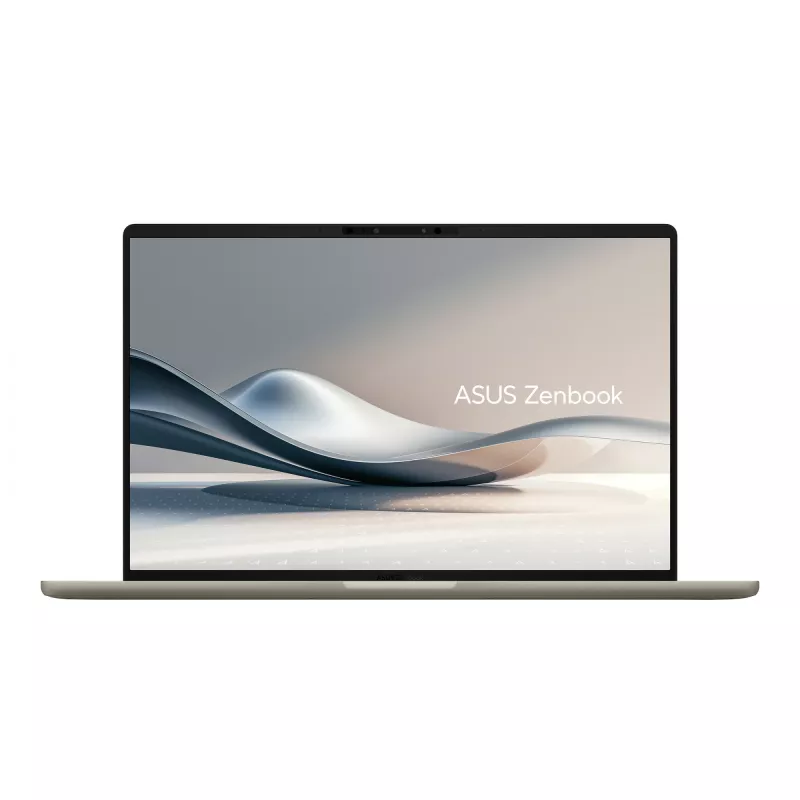 ASUS Zenbook A14 UX3407QA-QD289W Copilot+ PC Snapdragon X1-26-100 Laptop 35,6 cm (14 cali) WUXGA 16 GB LPDDR5x-SDRAM 512 GB SSD Wi-Fi 6E (802.11ax) Windows 11 Home Beżowy
