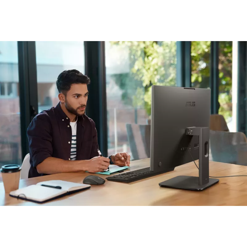 ASUS ExpertCenter P600 AiO PM640KA-BPC011X Copilot+ PC AMD Ryzen™ AI 5 330 60.5 cm (23.8 cala) 1920 x 1080 pikseli Komputer All-in-One 16 GB DDR5-SDRAM 512 GB SSD Windows 11 Pro Wi-Fi 6 (802.11ax) Czarny