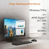 ASUS ExpertCenter P600 AiO PM640KA-BPC011X Copilot+ PC AMD Ryzen™ AI 5 330 60.5 cm (23.8 cala) 1920 x 1080 pikseli Komputer All-in-One 16 GB DDR5-SDRAM 512 GB SSD Windows 11 Pro Wi-Fi 6 (802.11ax) Czarny