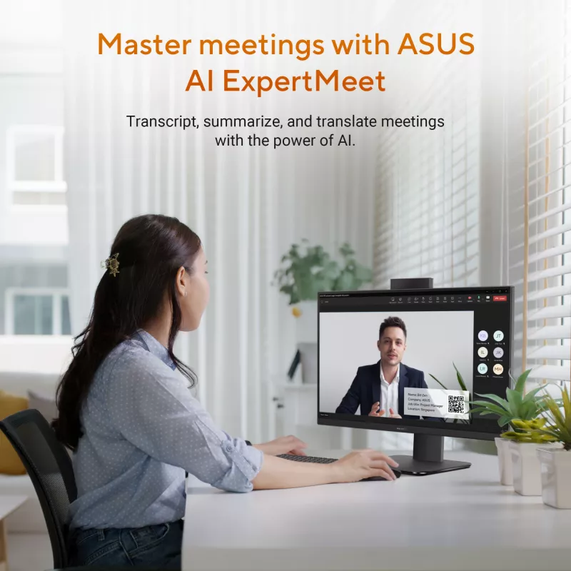 ASUS ExpertCenter P600 AiO PM640KA-BPC011X Copilot+ PC AMD Ryzen™ AI 5 330 60.5 cm (23.8 cala) 1920 x 1080 pikseli Komputer All-in-One 16 GB DDR5-SDRAM 512 GB SSD Windows 11 Pro Wi-Fi 6 (802.11ax) Czarny