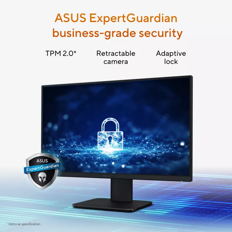 ASUS ExpertCenter P600 AiO PM640KA-BPC011X Copilot+ PC AMD Ryzen™ AI 5 330 60.5 cm (23.8 cala) 1920 x 1080 pikseli Komputer All-in-One 16 GB DDR5-SDRAM 512 GB SSD Windows 11 Pro Wi-Fi 6 (802.11ax) Czarny