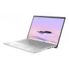 ASUS Chromebook Plus Enterprise CB54 CB5403CMA-QM0916 Intel Core Ultra 7 155U 35.6 cm (14 cal) Dotykowy WQXGA 16 GB LPDDR5x-SDRAM 256 GB SSD Wi-Fi 6E (802.11ax) ChromeOS US International srebrny